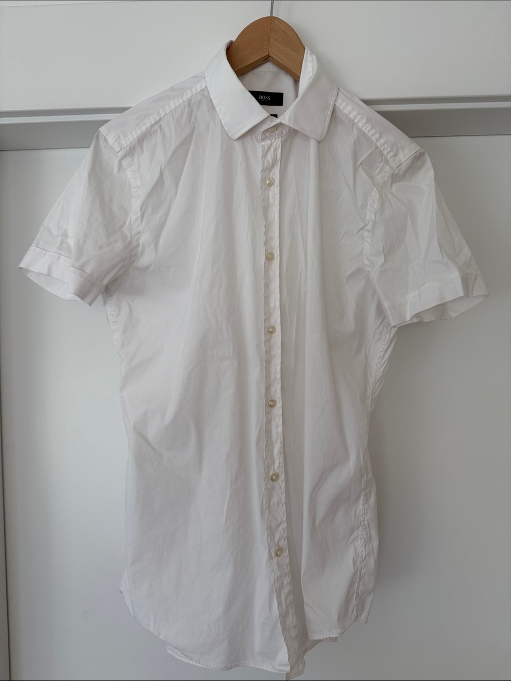 Hugo Boss Men's Slim Fit Short Sleeve Dress Shirt